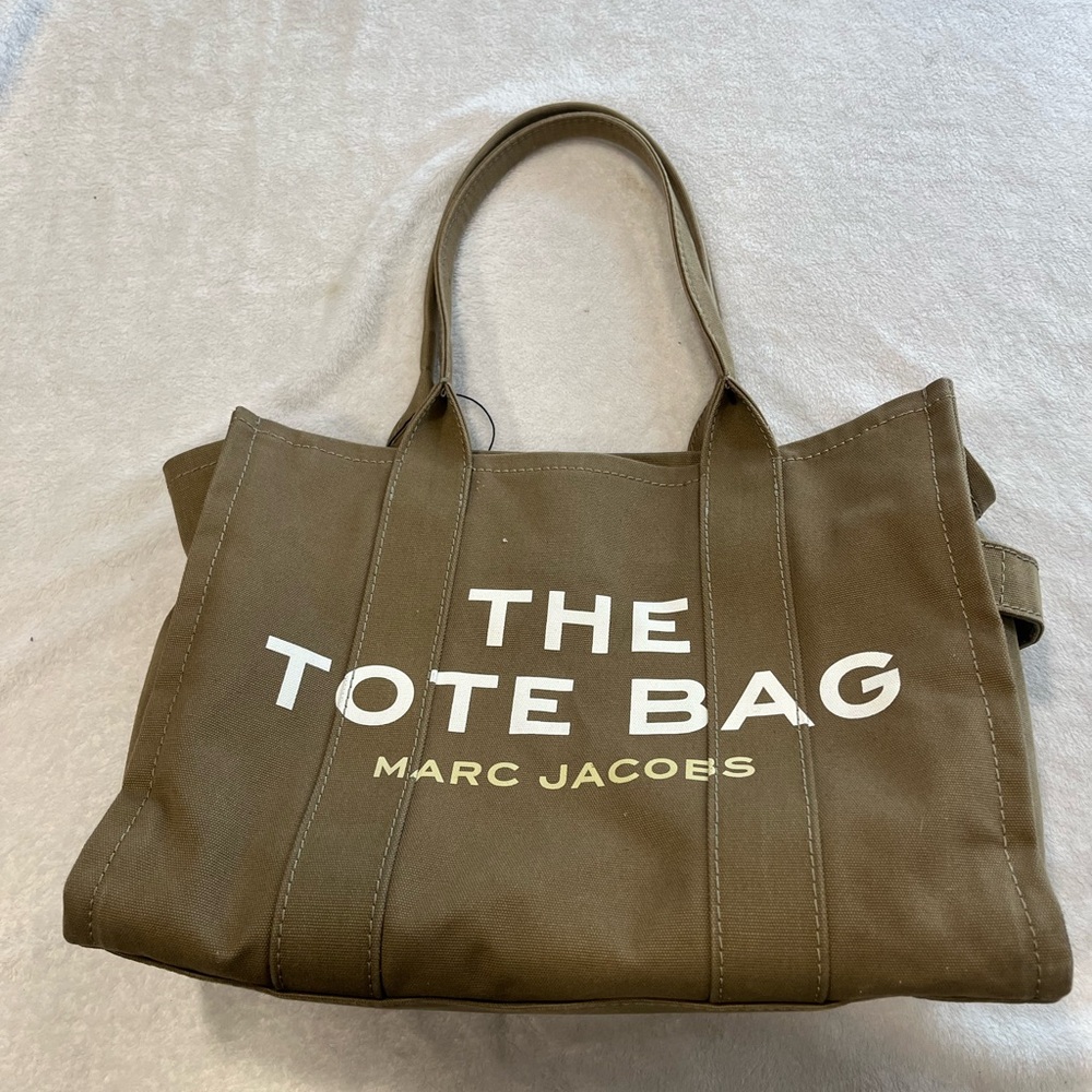 Marc Jacobs Olive Green Tote Bag Large
